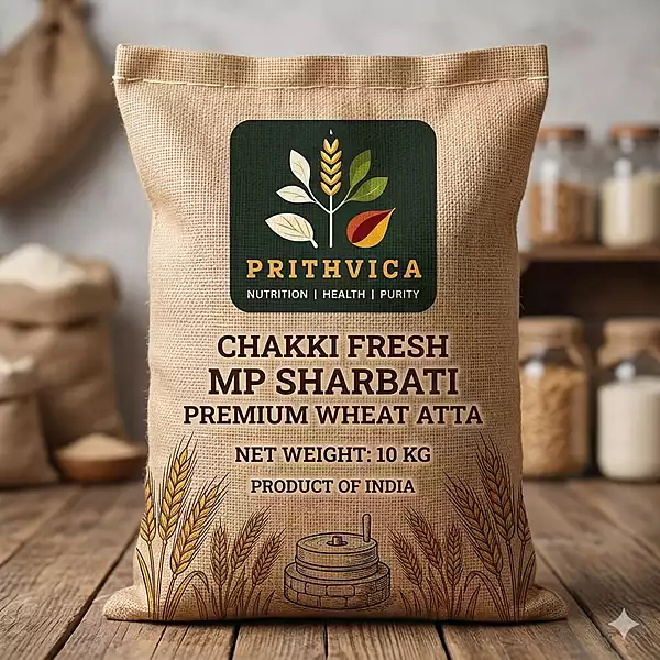 MP Sharbati Wheat Atta (Premium) -10 kg