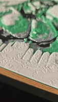 The Hulk Hue Forge Layered Art - Superhero Series