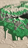 The Hulk Hue Forge Layered Art - Superhero Series