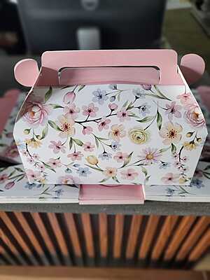 Caja Kraft Tipo Lochera Floral