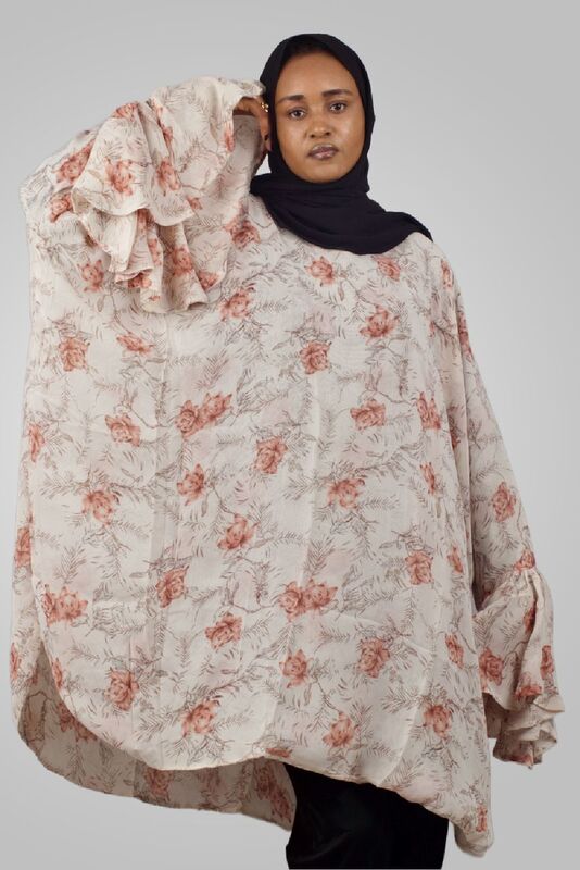 SOFT PETAL CAPE