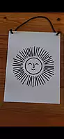 Black and White 3D Wall Art - Sunshine Set