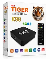 Red Tiger X98 Android 11 TV Box | 4K UHD, 1GB RAM / 8GB ROM
