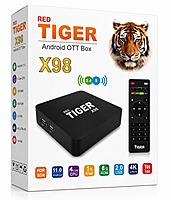 Red Tiger X98 Android 11 TV Box | 4K UHD, 1GB RAM / 8GB ROM