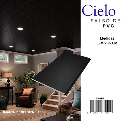 Cielo Falso PVC Negro - CF-NEG01