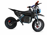 Kids' Electric Dirt Bike | Pro-Racing Style | Off-Road High-Torque Motor | 60KM/H Potential Performance | Digital LCD Display | Adjustable Suspension | Ages 5–12 (Black & Orange)