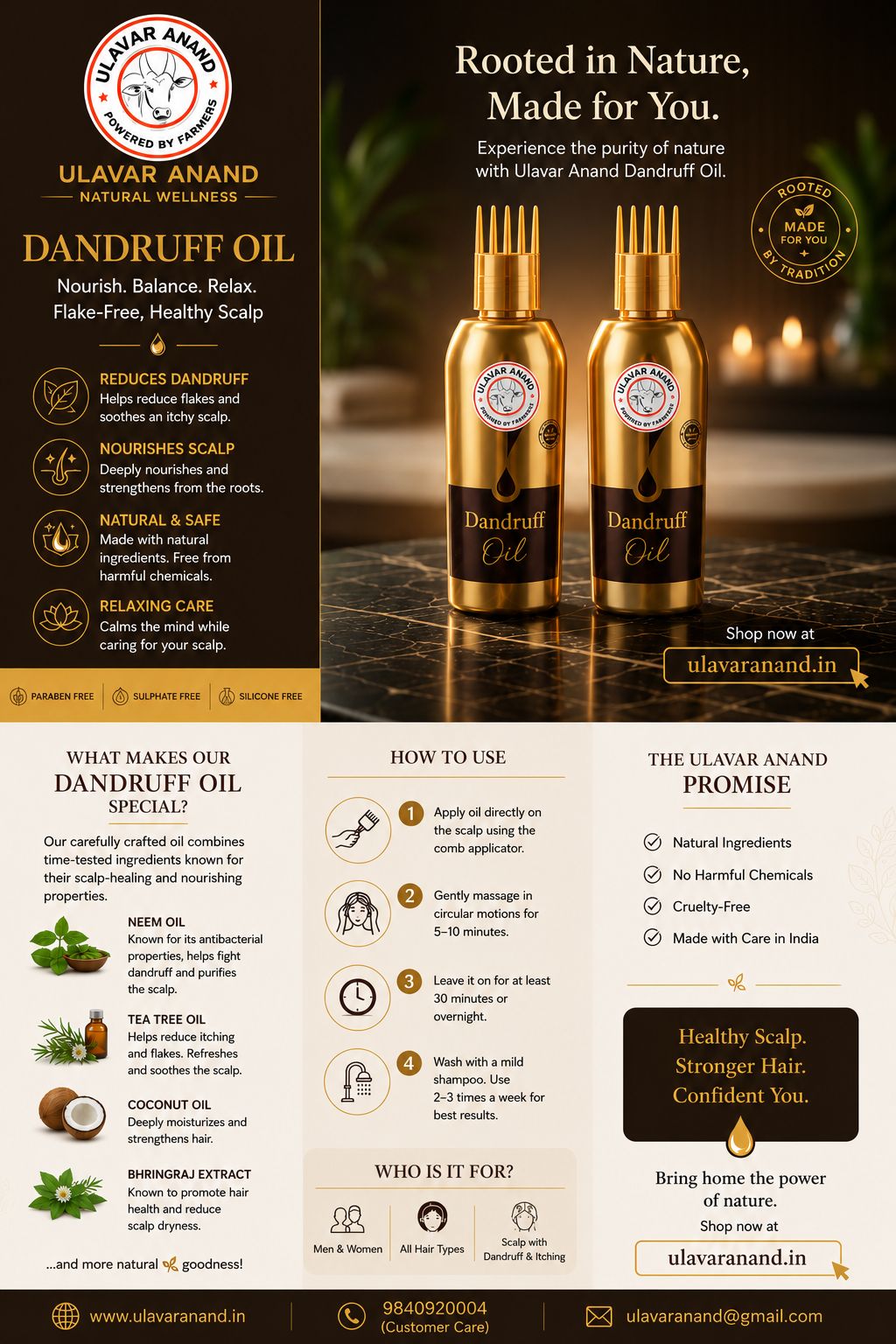 DANDRUFF OIL 100 ML