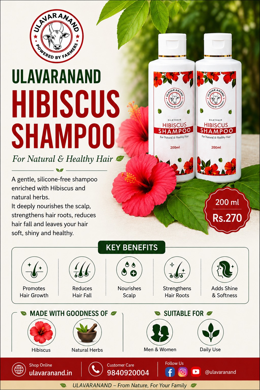 HIBISCUS SHAMPOO 200 ML