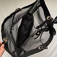 Ch@nel GWP Mesh Tote Bag with pouch