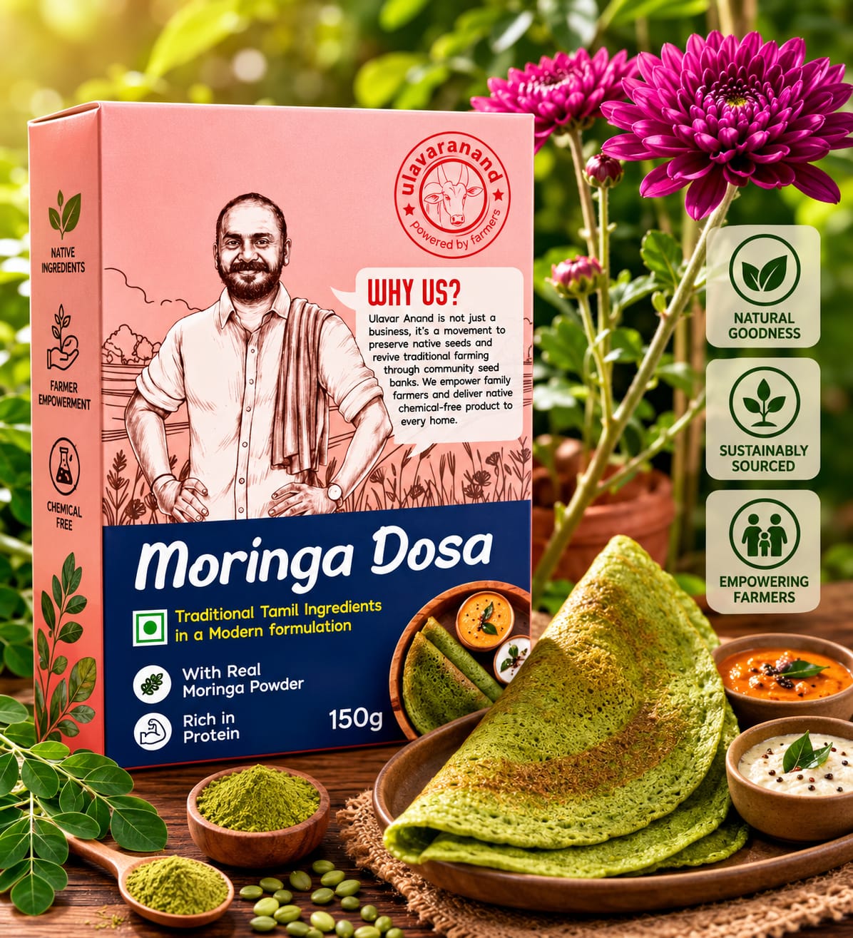 MORINGA DOSA MIX 150 G