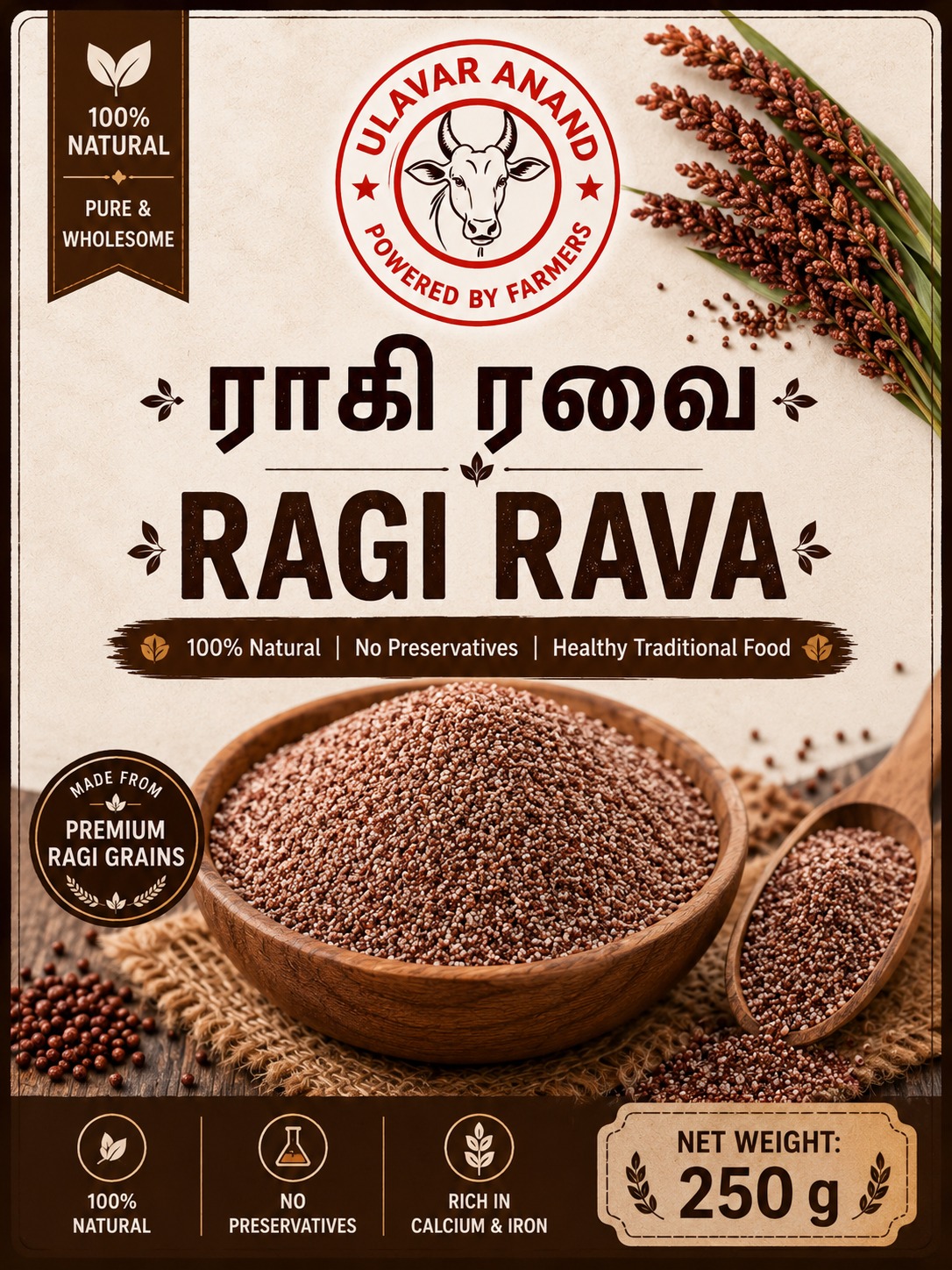 Ragi Rava  250 G