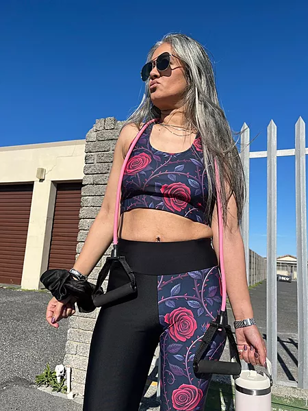 G-Flex Midnight Rebellion Sports Bra – Crimson Thorn