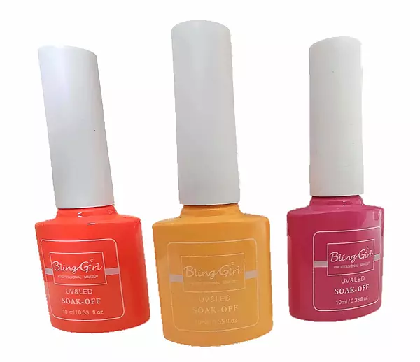 Bling Girl - UV & LED Gel Polish Soak Off Flat Bottle (10ml)