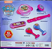 Paw Patrol 6 Piece Musical Instruments - Purple