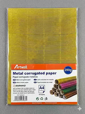 A4 METAL  CRRUGATED PAPPER 200G