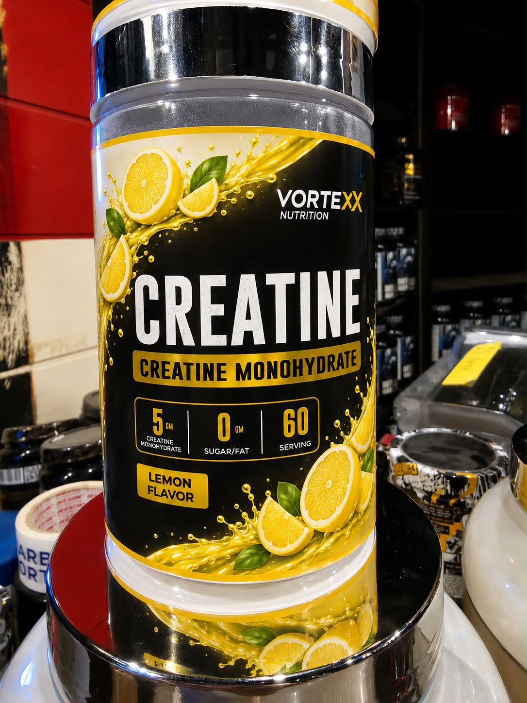 Vortexx Creatine Monohydrate 300g | كرياتين فورتكس Vortexx Creatine Monohydrate 300g | كرياتين فورتكس