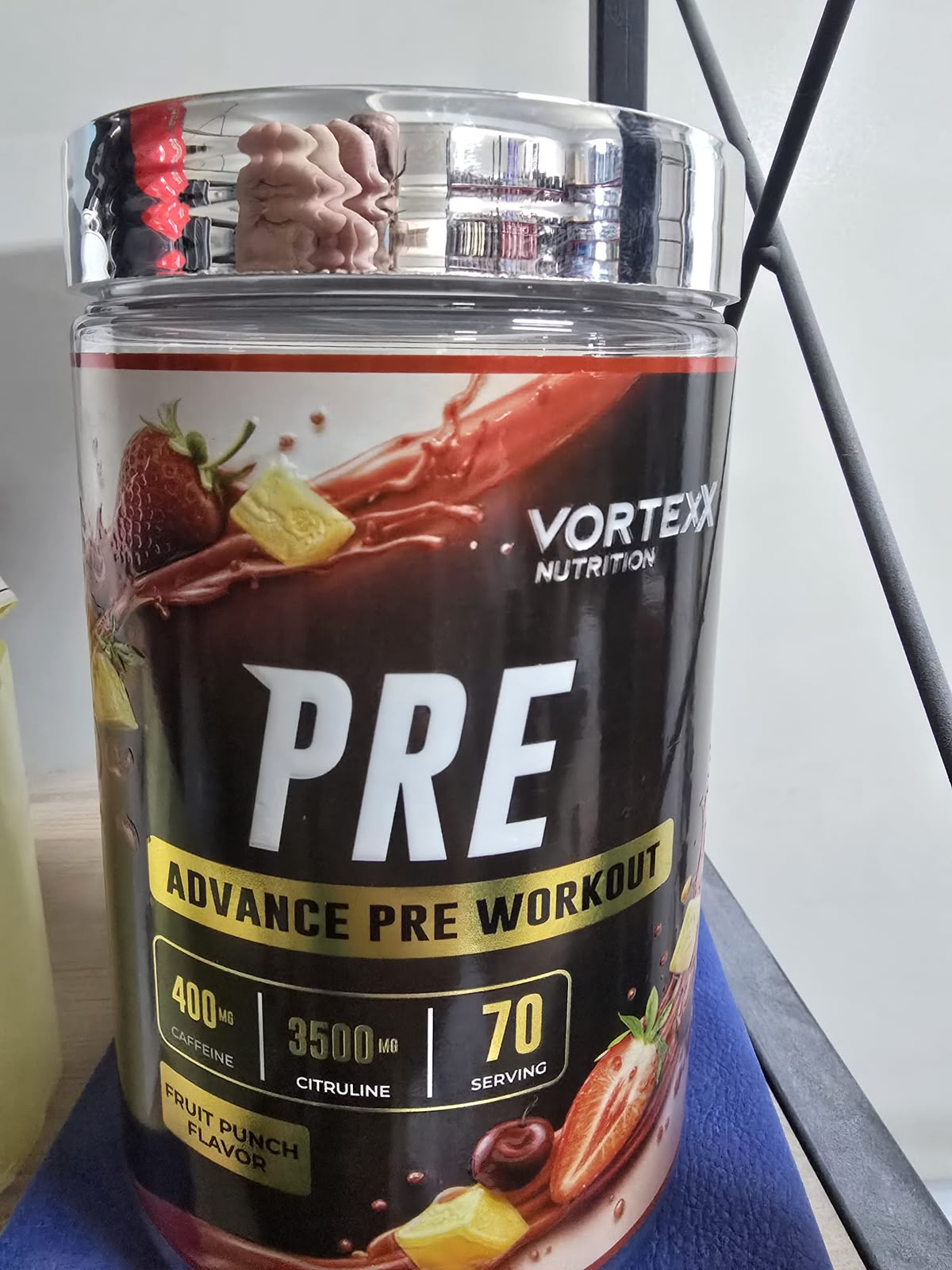 Vortexx PRE Advanced Pre-Workout 350g | مكمل طاقة بري ادفانسد Vortexx PRE Advanced Pre-Workout 350g | مكمل طاقة بري ادفانسد