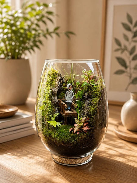 Enchanted Forest Bridge Terrarium