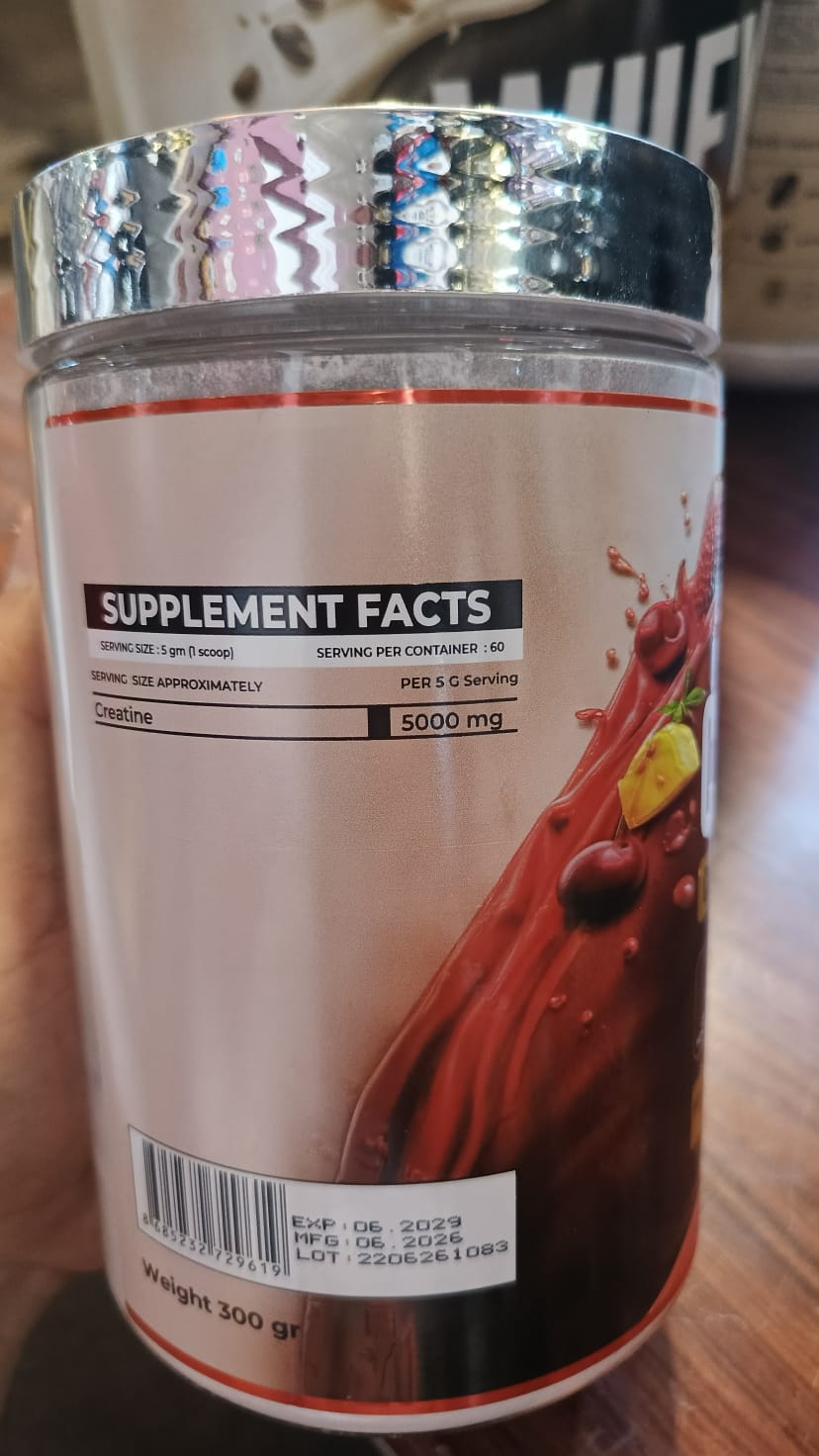 Vortexx Creatine Monohydrate 300g | كرياتين فورتكس Vortexx Creatine Monohydrate 300g | كرياتين فورتكس