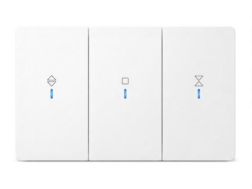 TUYA zigbee curtain push switch white (Tuya app)