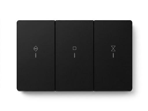 TUYA Shutter ZigBee Push Switch Black