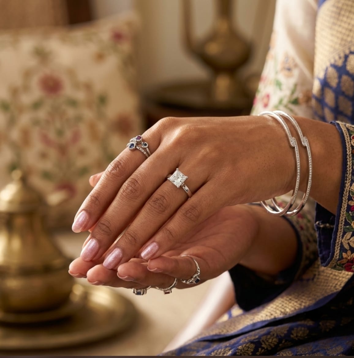 Princess diamond Solitaire ring