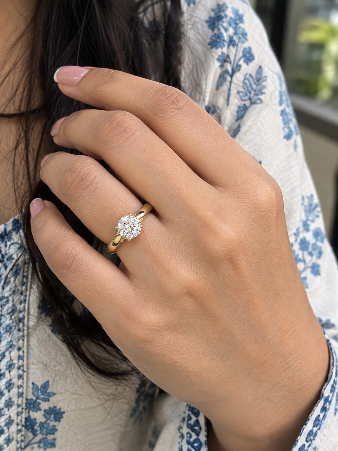 Round diamond Solitaire ring