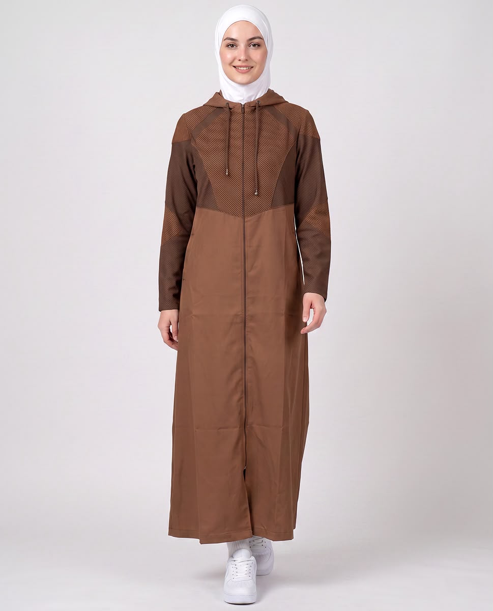 BROWNMANIA HOODED JILBAB