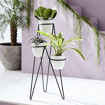 3 Tier Metal Plant Stand | Modern Indoor Flower Stand 3 Tier Metal Plant Stand | Modern Indoor Flower Stand