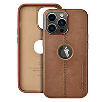 Leather Logo Cut Case