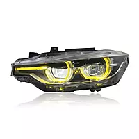 F30 3 Series LCI Style LED Headlights V2 CSL Yellow/White (2012β2019)