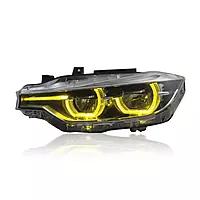 F30 3 Series LCI Style LED Headlights V2 CSL Yellow/White (2012β2019)