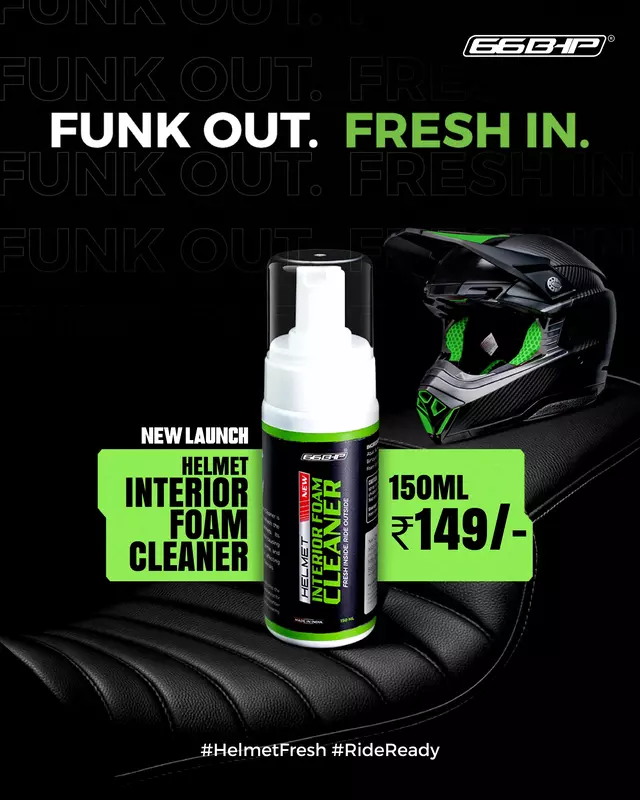 66BHP HELMET INTERIOR CLEARNER 150ML