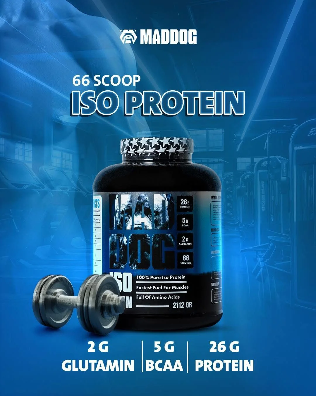 Mad Dog ISO Burn 2.1kg | بروتين معزول ايزو بيرن Mad Dog ISO Burn 2.1kg | بروتين معزول ايزو بيرن