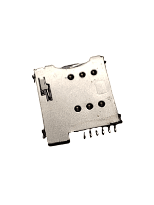 6 Pin Push Push Micro Sim Card Holder Type 1-SI-110-D 6 Pin Push Push Micro Sim Card Holder Type 1-SI-110-D
