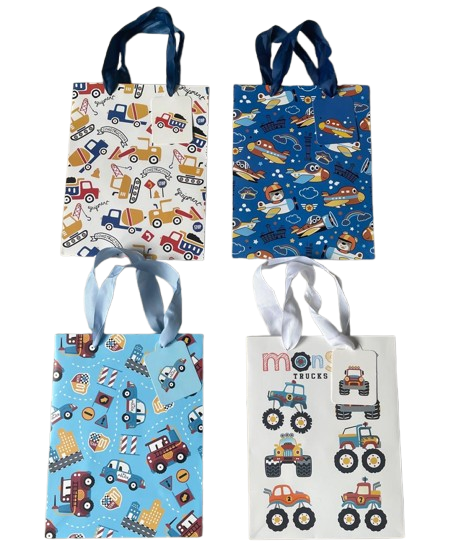 Monster Truck Gift Bag 4Asst - Small