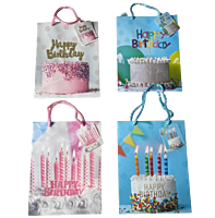 Happy Birthday Gift Bag 4Asst - Small