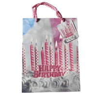 Happy Birthday Gift Bag 4Asst - Small