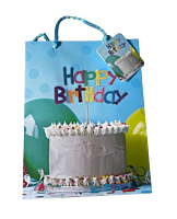 Happy Birthday Gift Bag 4Asst - Small
