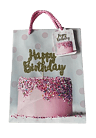 Happy Birthday Gift Bag 4Asst - Small