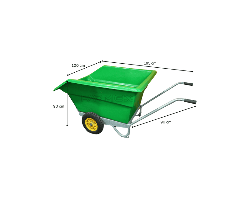 Wheelbarrow Farmex WB600 - X large Green2