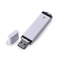 White Classic USB Pendrive