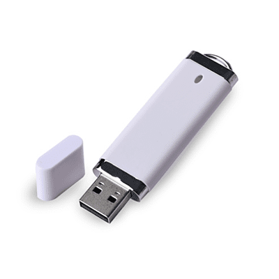 White Classic USB Pendrive