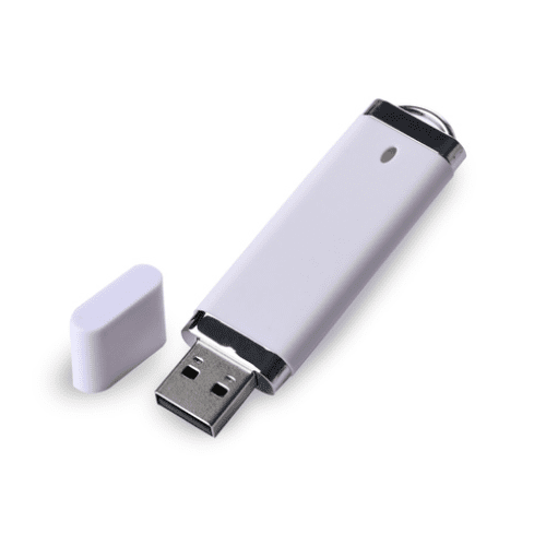 White Classic USB Pendrive