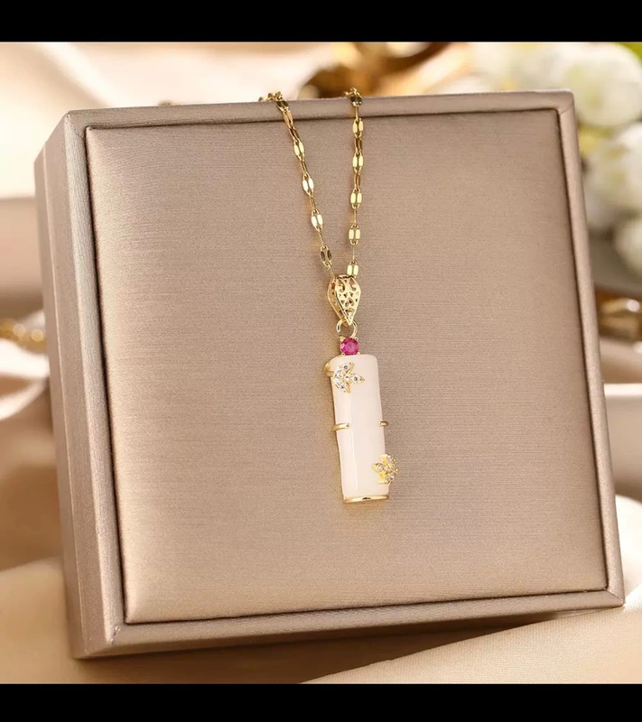 Jade Bamboo Necklace