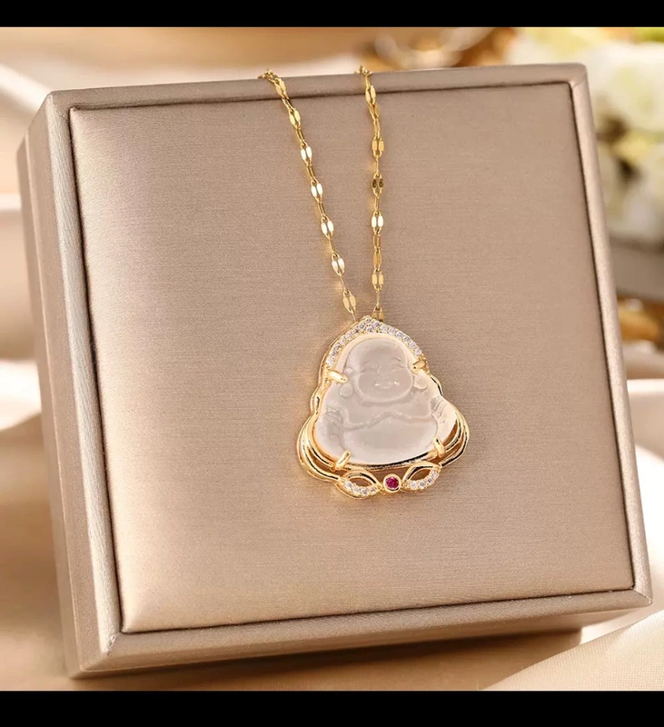 Jade Buddha Necklace