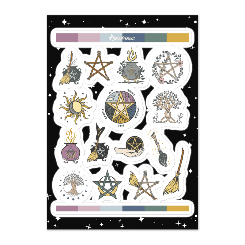 White Magic Sticker sheet