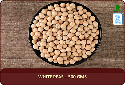 White Peas (Dried) - 500 Gms