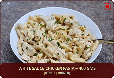 White Sauce Chicken Pasta - 400 Gms White Sauce Chicken Pasta - 400 Gms