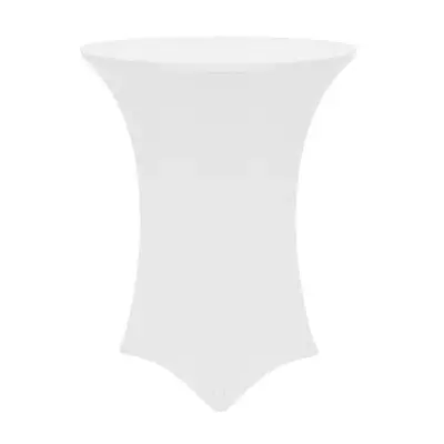 High Boy Table White Cover